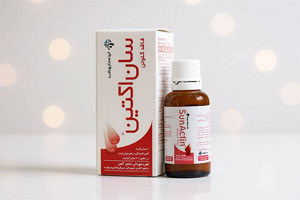 تصویر قطره آهن سان اکتین ایده دارو طب