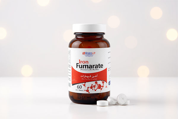 تصویر قرص آهن فومارات رزاویت 60 عددی