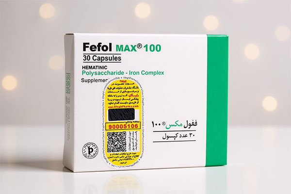 تصویر بسته‌بندی کپسول ففول مکس 100 اینترافارم