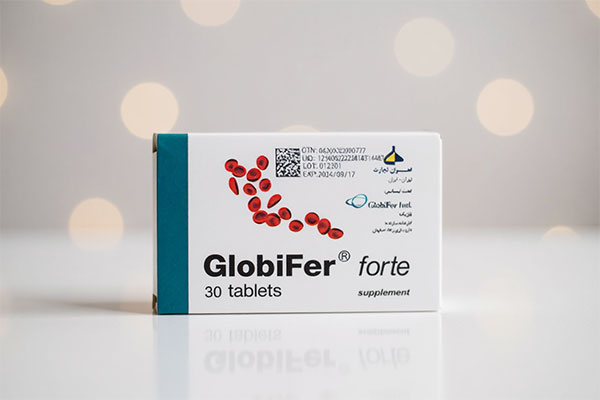 تصویر جعبه قرص گلوبیفر فورت اهران تجارت