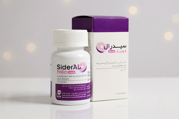 تصویر بسته‌بندی کپسول سیدرال فولیک فارمانوترا