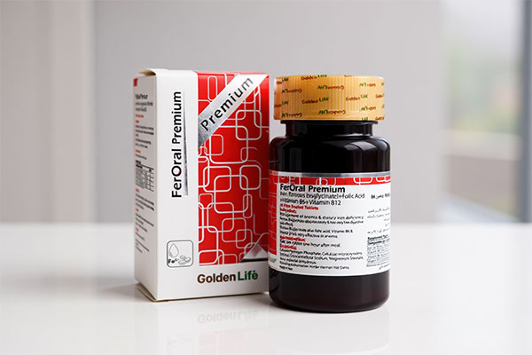 بستهبندی قرص فرورال پریمیوم گلدن لایف