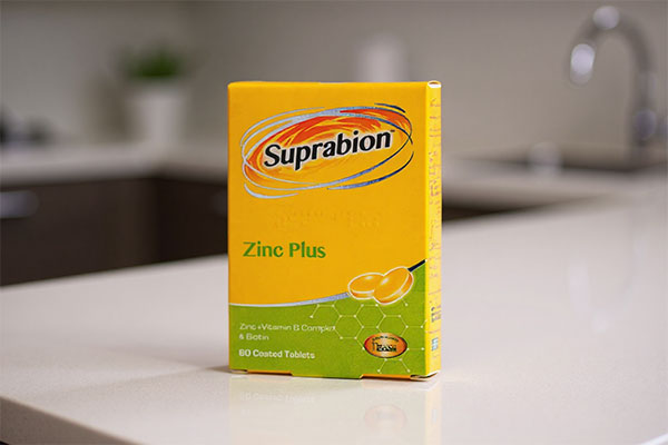 بسته‌بندی قرص زینک پلاس سوپرابیون