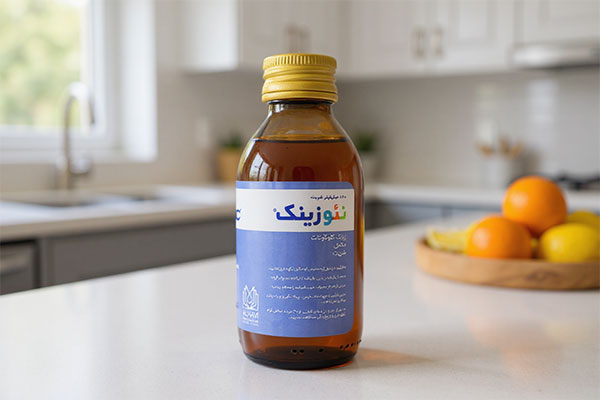 شربت نئوزینک الحاوی با طعم پرتقال و لیمو