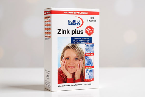 بستهبندی کپسول زینک پلاس 10 یوروویتال