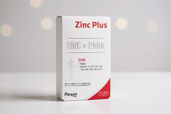 بسته‌بندی کپسول زینک پلاس پابا فیشر فلکسان