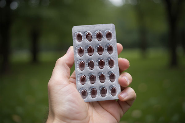 کپسول زینک پلاس پابا فیشر فلکسان در دست