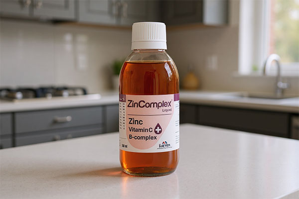 شربت زینکامپلکس دکتر مایر با میوه‌های تازه