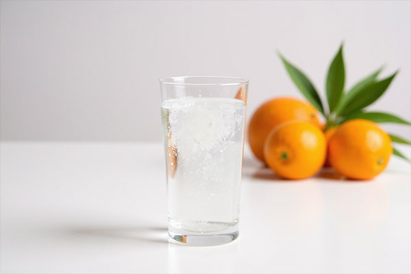 قرص جوشان زینک پلاس ب کمپلکس یوروویتال در حال حل شدن در آب