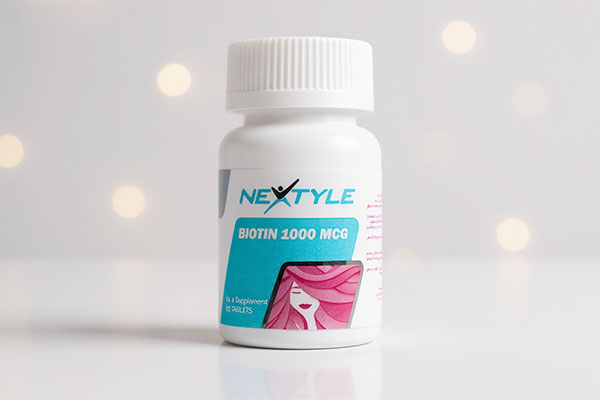 بسته‌بندی قرص بیوتین 1000 نکستایل