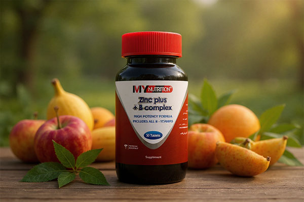 قرص زینک پلاس ب کمپلکس مای نوتریشن همراه با عناصر طبیعی