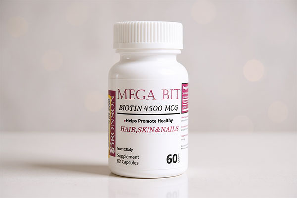 تصویر بسته‌بندی کپسول بیوتین مگابیت 4500 برونسون