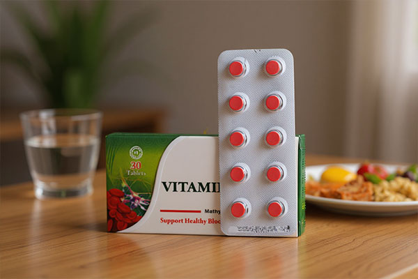 قرص ویتامین B12 آلفا ویتامینز 1000 میکروگرمی در دست