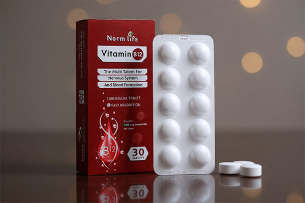 تصویر قرص زیر زبانی ویتامین ب 12 نورم لایف
