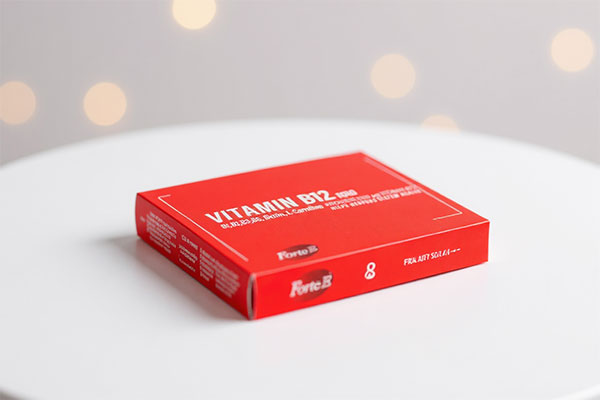 بستهبندی ویال ویتامین ب12 فورت ای 1000