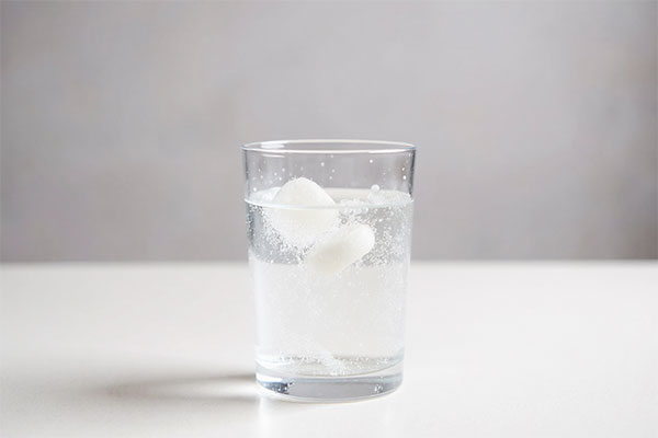 نمای نزدیک قرص جوشان ویتامین ث استار ویت با طعم پرتقال