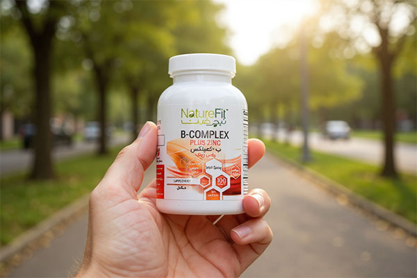 قرص ب کمپلکس پلاس زینک نیچرفیت برای افزایش انرژی