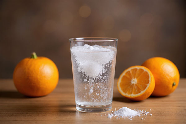 ساشه ویتامین سی یوروویتال در حال حل شدن در آب