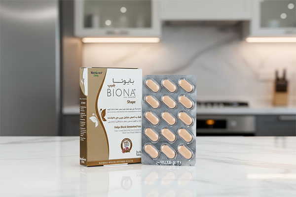 قرص بایونا شیپ نیچرز اونلی روی میز سفید