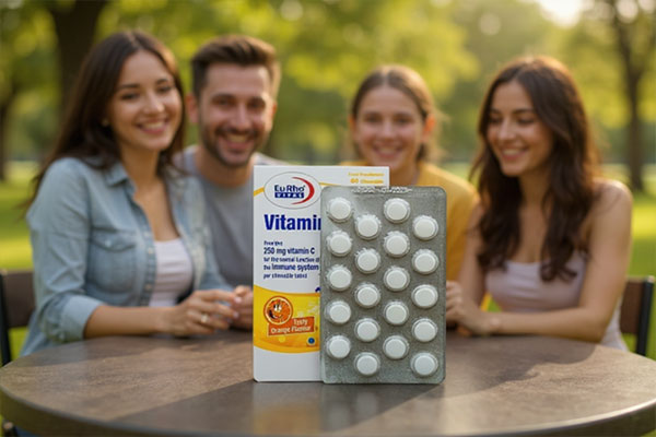 ویتامین سی 250 یوروویتال برای سلامت خانواده