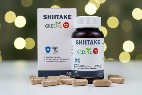 تصویر کپسول شیتاکه گرین وی پی ای برای حمایت از سلامت کبد