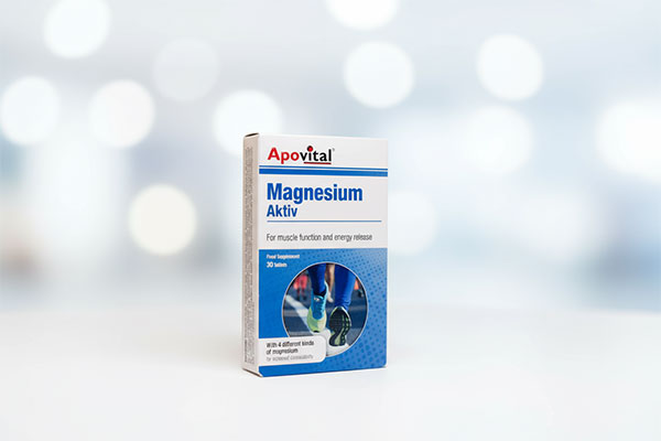 تصویر بستهبندی قرص منیزیم اکتیو آپوویتال