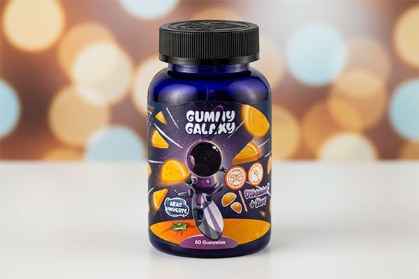 پاستیل ویتامین سی و زینک گامی گلکسی با طعم میوهای