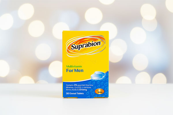 قرص مولتی ویتامین سوپرابیون آقایان با بسته‌بندی حرفه‌ای