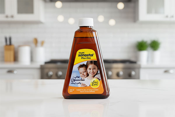 شربت مولتی سانستول پلاس زینک برای رشد کودکان