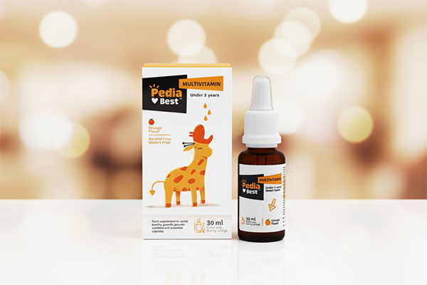 تصویر قطره مولتی ویتامین پدیابست برای کودکان زیر 2 سال