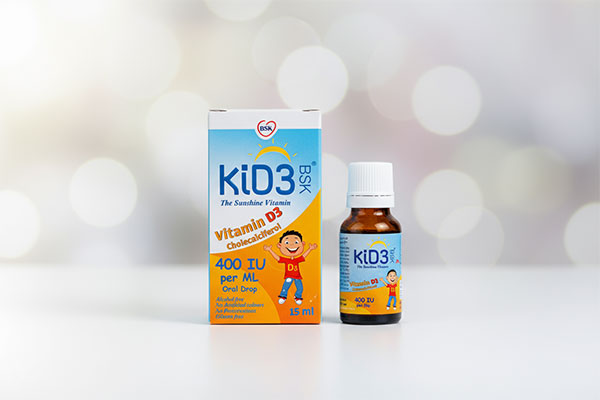 قطره کید 3 بی اس کی برای سلامت استخوان و سیستم ایمنی