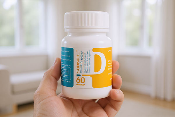 قرص سانی ول حاوی 1000 واحد ویتامین D3 برای سلامت استخوان‌ها