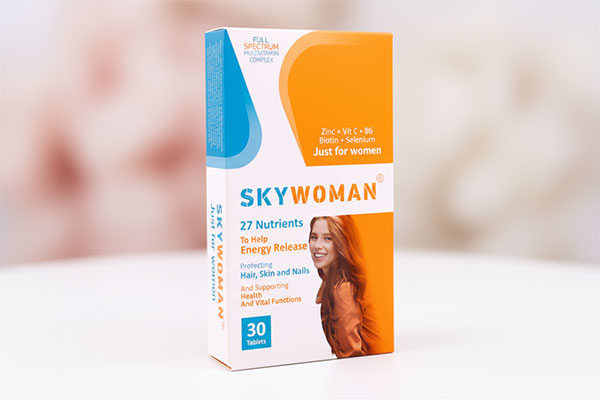 تصویر قرص اسکای وومن ویت اسکای برای سلامت بانوان