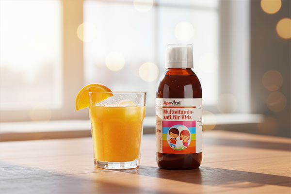 شربت مولتی ویتامین کودکان آپوویتال با طعم پرتقالی
