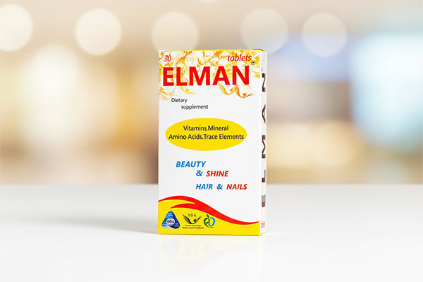 تصویر قرص المان سیمرغ دارو عطار برای تقویت پوست و مو