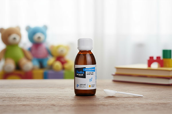 مولتی ویتامین پدیابست با طعم پرتقالی برای کودکان