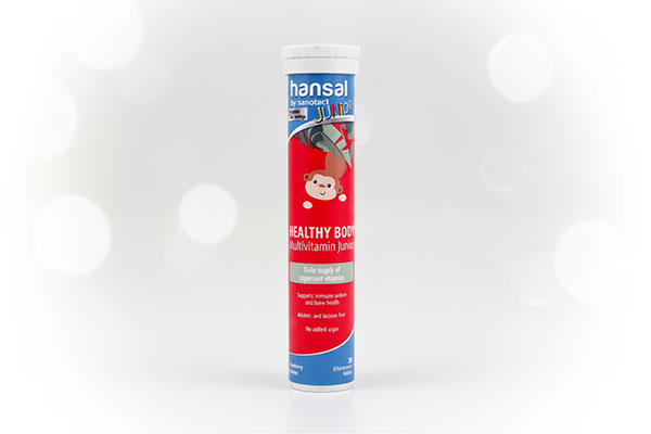 قرص جوشان مولتی ویتامین جونیور هانسال برای تقویت سیستم ایمنی