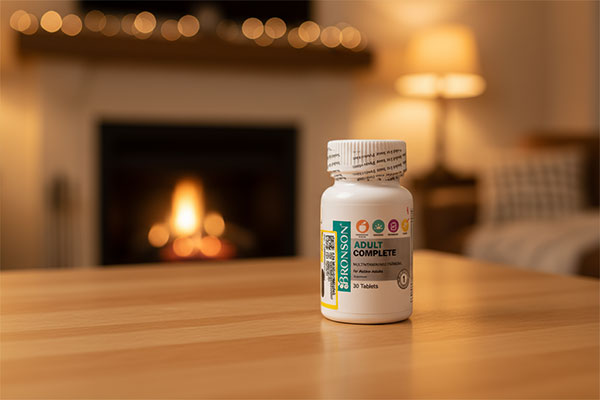 قرص ادالت کامپلیت برونسون روی میز چوبی