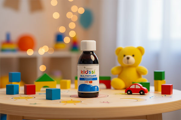 شربت مولتی کیدزی دایونیکس فارما در محیط کودکانه