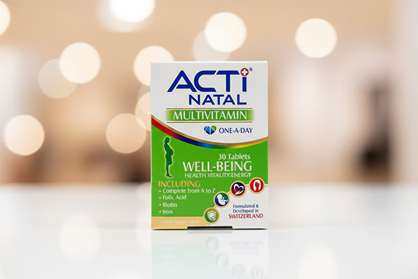تصویر قرص اکتی ناتال ابیان دارو برای دوران بارداری و شیردهی