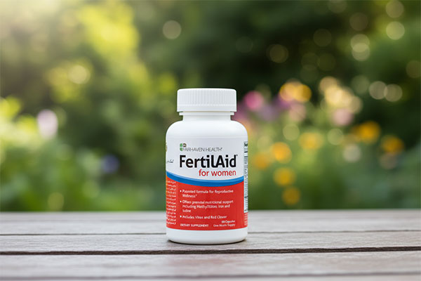 تصویر کپسول فرتیل اید زنان برای تنظیم سیکل قاعدگی و باروری
