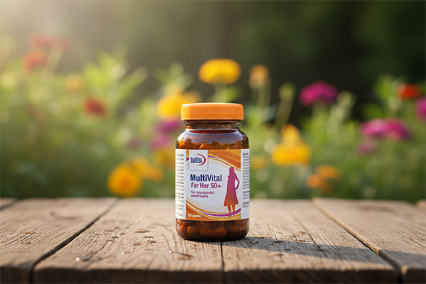 مولتی ویتال فور هر 50 یوروویتال برای تقویت انرژی و سیستم ایمنی