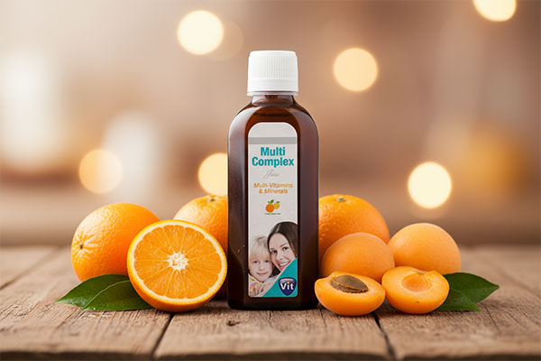 شربت مولتی کمپلکس استار ویت با طعم پرتقال و زردآلو