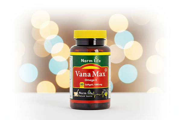 کپسول امگا 3 وانا مکس نورم لایف برای سلامت قلب و عروق