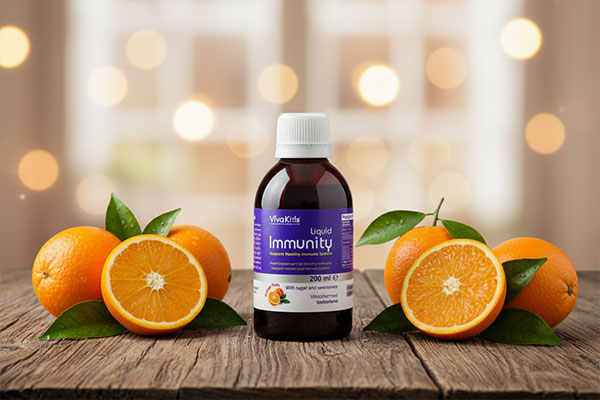 شربت Immunity با طعم پرتقال برای رشد کودکان