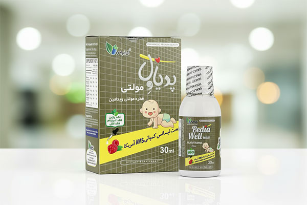 قطره پدیاول مولتی ویتامین ای ام اس برای کودکان