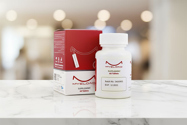 قرص میلواید اروند فارمد روی سطح مرمر سفید