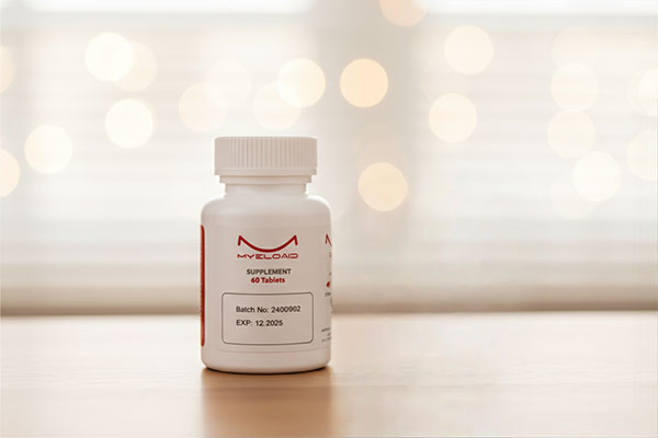 قرص میلواید اروند فارمد کنار لیوان آب