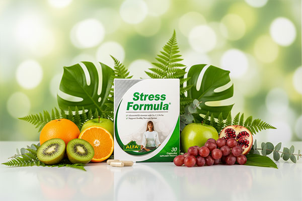 کپسول استرس فرمولا آلفا ویتامینز با عناصر طبیعی
