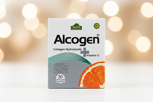 کپسول آلکوژن با ویتامین سی آلفا ویتامینز 30 عددی